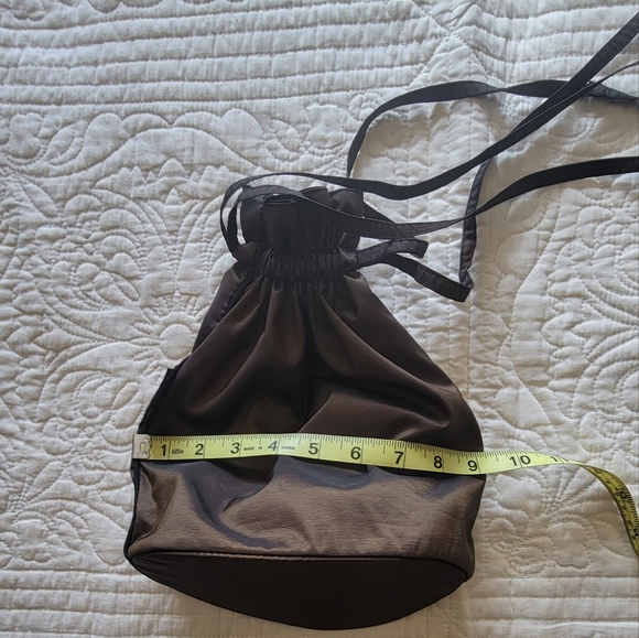 vintage bronze sackables 90s y2ks bucket bag - Picture 3 of 7